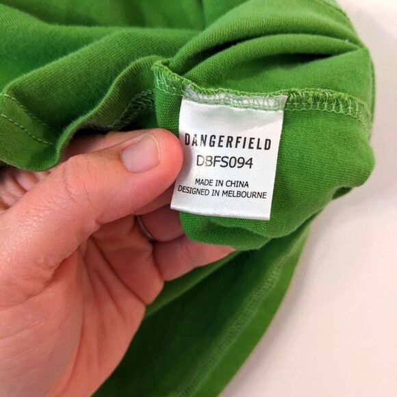 Dangerfield Plant Embossed Cotton Tee - Picture 6 of 6